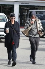 LISA RINNA and Harry Hamlin at Starbucks in Los Angeles 01/04/2024