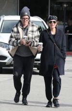 LISA RINNA and Harry Hamlin at Starbucks in Los Angeles 01/04/2024