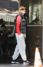 LISA RINNA on a Lunch Date with Harry Hamlin at Beverly Glen Deli in Los Angeles 01/01/2024