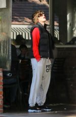 LISA RINNA on a Lunch Date with Harry Hamlin at Beverly Glen Deli in Los Angeles 01/01/2024