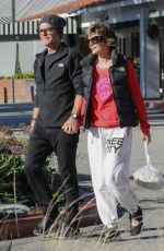 LISA RINNA on a Lunch Date with Harry Hamlin at Beverly Glen Deli in Los Angeles 01/01/2024