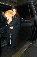 LISA VANDERPUMP Leaves NBC Studios in New York 01/25/2024