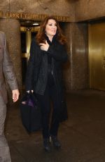 LISA VANDERPUMP Leaves NBC Studios in New York 01/25/2024