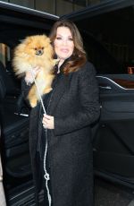 LISA VANDERPUMP Leaves NBC Studios in New York 01/25/2024