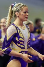 LIVVY DUNNE at Kentucky v LSU Gymnastics Meet in Baton Rouge 01/19/2024