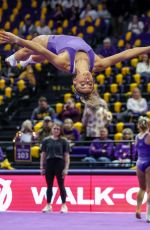 LIVVY DUNNE at Kentucky v LSU Gymnastics Meet in Baton Rouge 01/19/2024