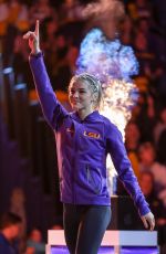LIVVY DUNNE at Kentucky v LSU Gymnastics Meet in Baton Rouge 01/19/2024