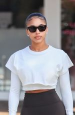 LORI HARVEY Leaves Forma Pilates in Los Angeles 01/18/2024