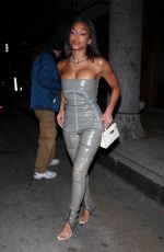 LORI HARVEY Out for Dinner at Cipriani in Beverly Hills 01/13/2024
