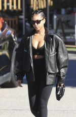 LORI HARVEY Out for Smoothie at Jayde