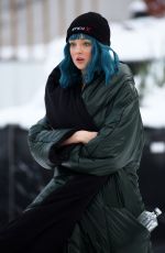 LOTTIE MOSS, LILLY KRUG and Lottie Moss, Lilly Krug and Connor Storrie on the Set of April X in Bucharest 01/30/2024