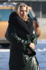 LOTTIE MOSS, LILLY KRUG and Lottie Moss, Lilly Krug and Connor Storrie on the Set of April X in Bucharest 01/30/2024