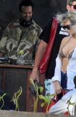 LOTTIE MOSS Out in a Restaurant After Night at Zamma Tulum Party 01/14/2024