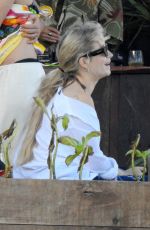 LOTTIE MOSS Out in a Restaurant After Night at Zamma Tulum Party 01/14/2024