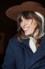 LOU DOILLON Arrives at AMI - Alexandre Mattiussi Menswear Fall/Winter 2024-2025 Show at Paris Fashion Week 01/18/2024