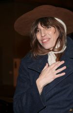 LOU DOILLON Arrives at AMI - Alexandre Mattiussi Menswear Fall/Winter 2024-2025 Show at Paris Fashion Week 01/18/2024