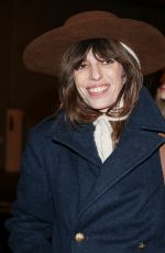 LOU DOILLON Arrives at AMI - Alexandre Mattiussi Menswear Fall/Winter 2024-2025 Show at Paris Fashion Week 01/18/2024