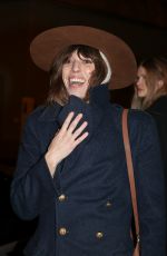 LOU DOILLON Arrives at AMI - Alexandre Mattiussi Menswear Fall/Winter 2024-2025 Show at Paris Fashion Week 01/18/2024