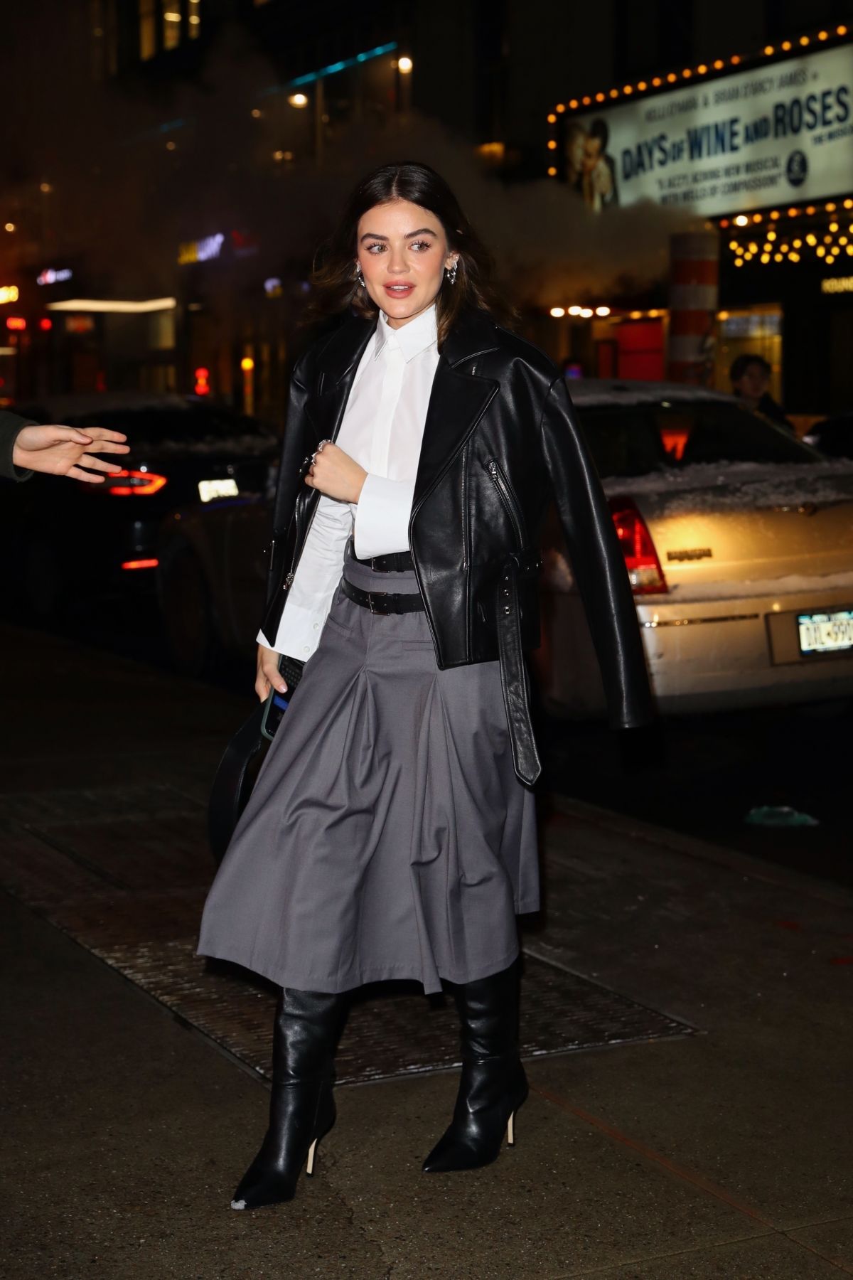 LUCY HALE Arrives at Which Brings Me to You Screening in New York 01/16 ...