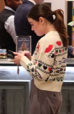LUCY HALE at a Restaurant in New York 01/16/2024