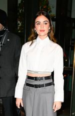 LUCY HALE Night Out in New York 01/16/2024