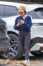 LUCY HALE Out Hikinig in Studio City 01/24/2024