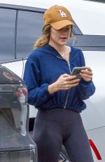 LUCY HALE Out Hikinig in Studio City 01/24/2024