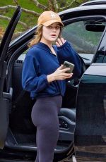 LUCY HALE Out Hikinig in Studio City 01/24/2024