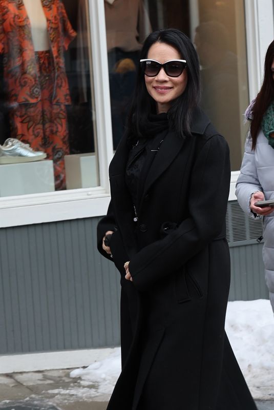 LUCY LIU Out at 2024 Sundance Film Festival in Park City 01/19/2024