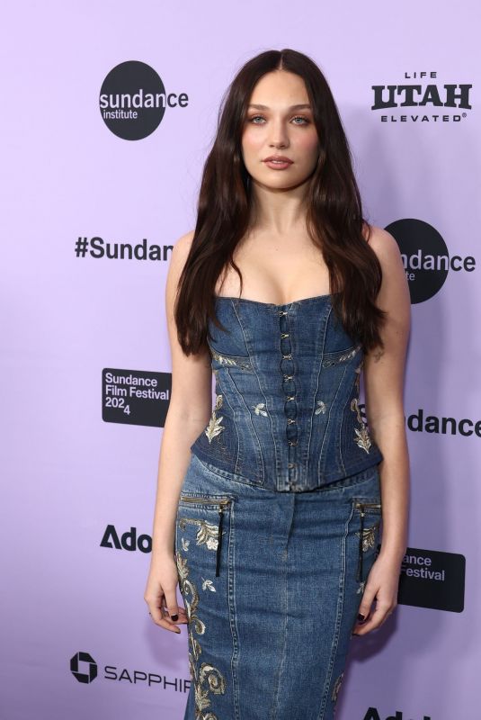 MADDIE ZIEGLER at My Old Ass Premiere at Sundance Film Festival in Park City 01/20/2024