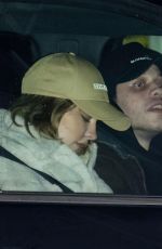 MADELYN CLINE and Pete Davidson Leaves a Comedy Show in Philadelphia 01/28/2024