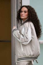 MADISN PETTIS Arrives at Los Angeles Lakers vs Dallas Mavericks Game in Los Angeles 01/17/2024