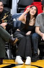 MADISON BEER at Oklahoma City Thunder vs Los Angeles Lakers Game at Crypto.com Arena in Los Angeles 01/15/2024