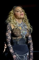 MADONNA Performs at Madison Square Garden in New York 01/22/2024