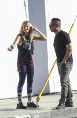 MALIN AKERMAN Out with a Friend in Los Angeles 01/30/2024