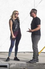 MALIN AKERMAN Out with a Friend in Los Angeles 01/30/2024