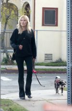 MALIN AKERMAN Out with Her Dog in Los Angeles 01/20/2024