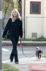 MALIN AKERMAN Out with Her Dog in Los Angeles 01/20/2024