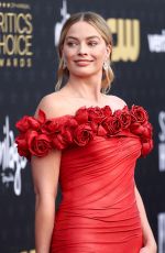 MARGOT ROBBIE at 2024 Critics Choice Awards in Santa Monica 01/14/2024