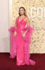 MARGOT ROBBIE at 81st Annual Golden Globe Awards in Los Angeles 01/07/2024