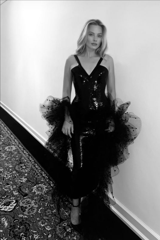 MARGOT ROBBIE - Golden Globe Awards Afterparty Photoshoot, January 2024