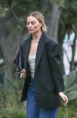 MARGOT ROBBIE Heading to a Friends House in Santa Monica 01/17/2024