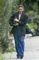 MARGOT ROBBIE Heading to a Friends House in Santa Monica 01/17/2024