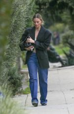 MARGOT ROBBIE Heading to a Friends House in Santa Monica 01/17/2024
