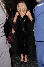 MARGOT ROBBIE Leaves a Golden Globes Afterparty in Los Angeles 01/07/2024