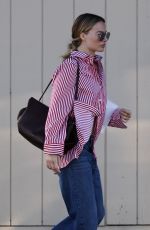 MARGOT ROBBIE Leaves a Meeting in Santa Monica 01/08/2024