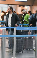 MARILEE FIEBIG and Andrew Shue at JFK Airport in New York 01/27/2024