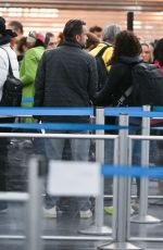 MARILEE FIEBIG and Andrew Shue at JFK Airport in New York 01/27/2024
