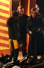 MARISKA HARGITAY on the Set of Law and Order: Special Victims Unit in Queens 01/29/2024