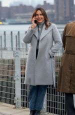 MARISKA HARGITAY on the Set of Law & Order: Special Victims Unit in Manhattan 01/26/2024